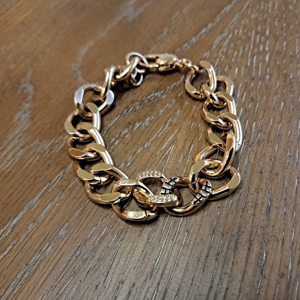 Gold Link Chain Bracelet
